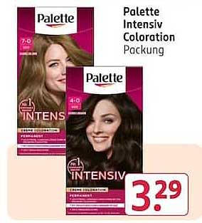 Palette Intensiv Coloration Packung