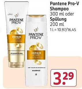 Pantene Pro-V Shampoo 300 ml oder Spülung 200 ml
