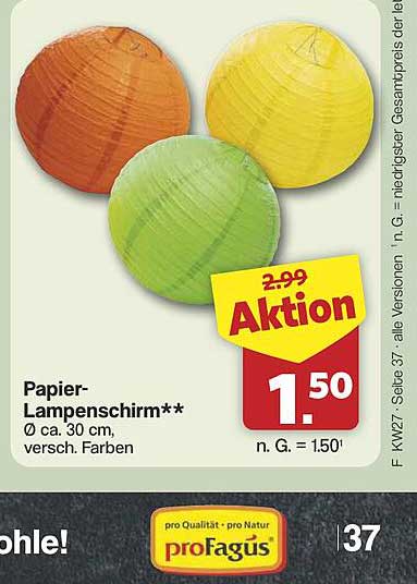 Papier-Lampenschirm**