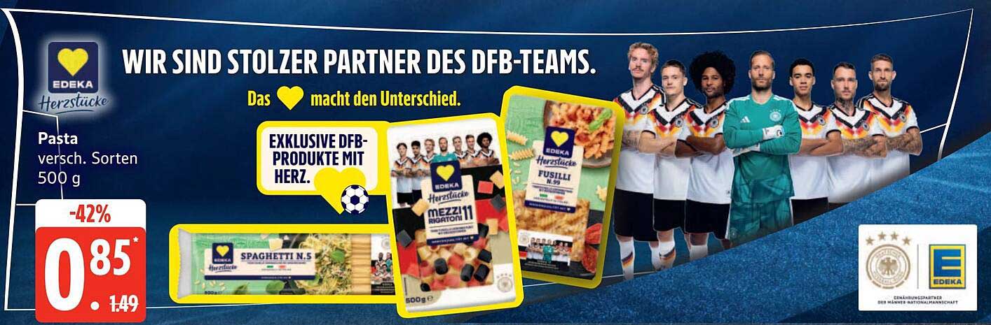 Pasta versch. Sorten 500 g