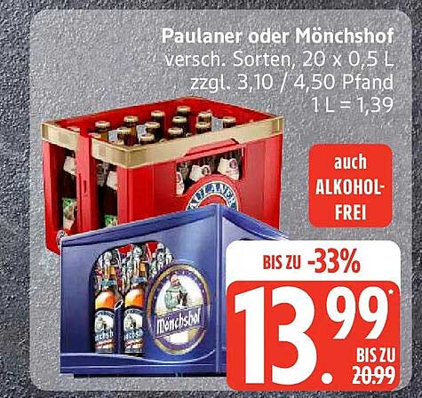 Paulaner oder Mönchshof