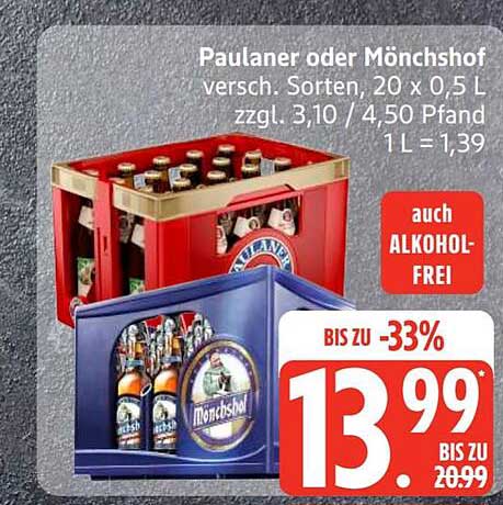 Paulaner oder Mönchshof