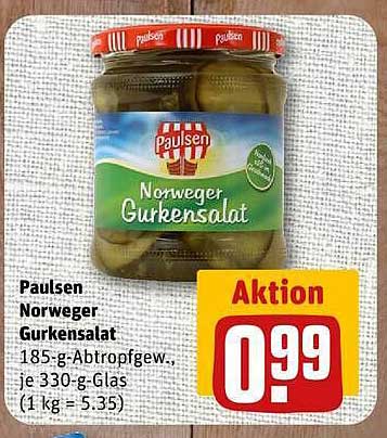 Paulsen Norweger Gurkensalat
