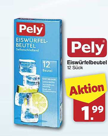 Pely Eiswaürfelbeutel 12 Stück