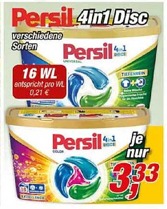 Persil 4in1 Disc verschiedene Sorten