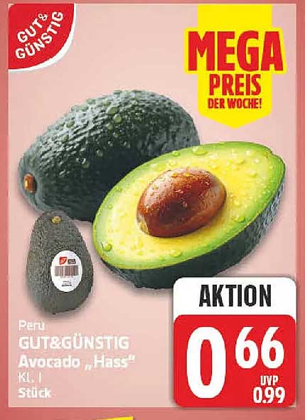 Peru GUT&GÜNSTIG Avocado „Hass“ Kl. I Stück