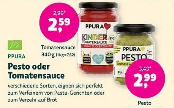 Pesto oder Tomatensauce