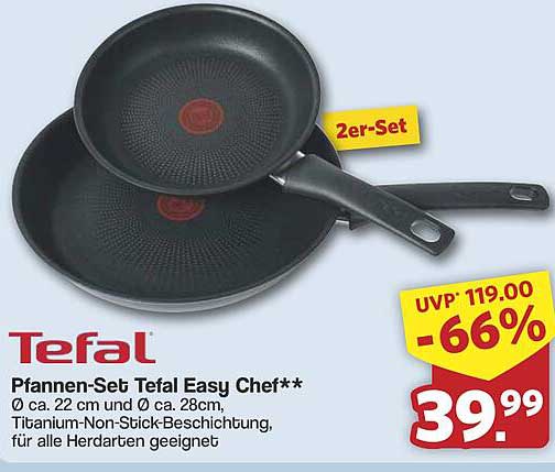 Pfannen-Set Tefal Easy Chef**