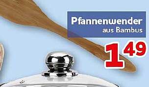 Pfannenwender aus Bambus