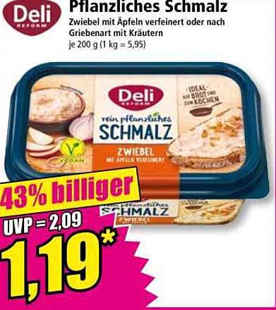 Pflanzliches Schmalz
