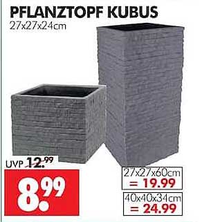 PFLANZTOPF KUBUS