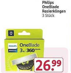 Philips OneBlade Rasierklingen 3 Stück