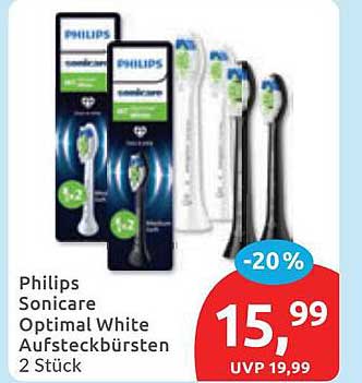 Philips Sonicare Optimal White Aufsteckbürsten 2 Stück