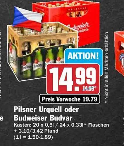 Pilsner Urquell oder Budweiser Budvar