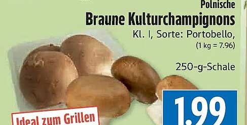 Polnische Braune Kulturchampignons
