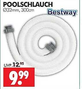 POOLSCHLAUCH Ø32mm, 300cm Bestway