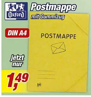 Postmappe mit Gummizug