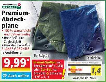 Premium-Abdeckplane