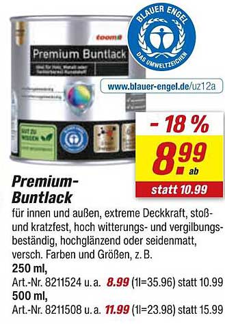 Premium-Buntlack