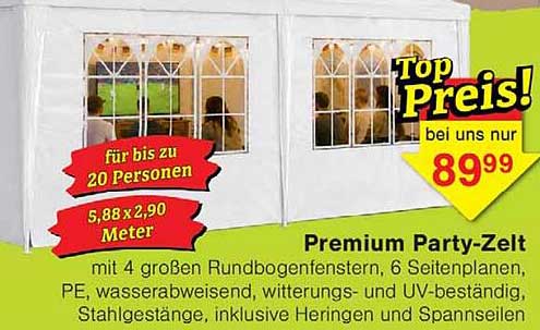 Premium Party-Zelt