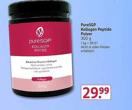 PureSGP Kollagen Peptide Pulver