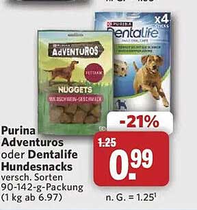 Purina Adventuros oder Dentalife Hundesnacks