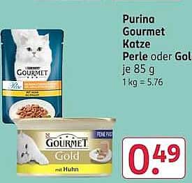 Puring Gourmet Katze Perle oder Gold je 85 g