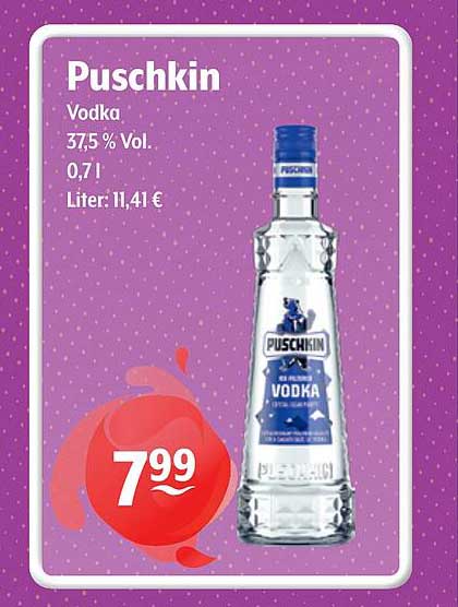 Puschkin Vodka 37,5 % Vol. 0,7 l