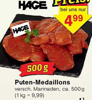 Puten-Medaillons