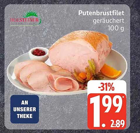Putenbrustfilet geräuchert 100 g