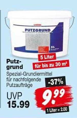 Putzgrund Spezial-Grundiermittel für nachfolgende Putzaufträge