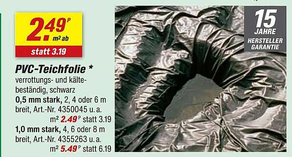 PVC-Teichfolie *
