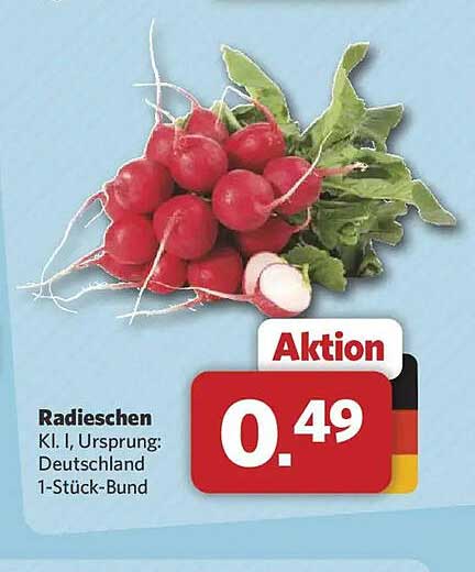 Radieschen Kl. I, Ursprung: Deutschland 1-Stück-Bund