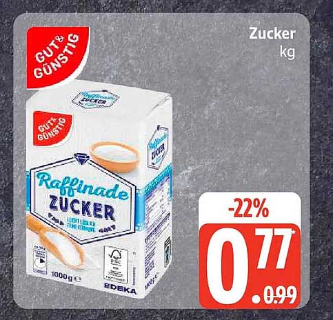 Raffinade Zucker