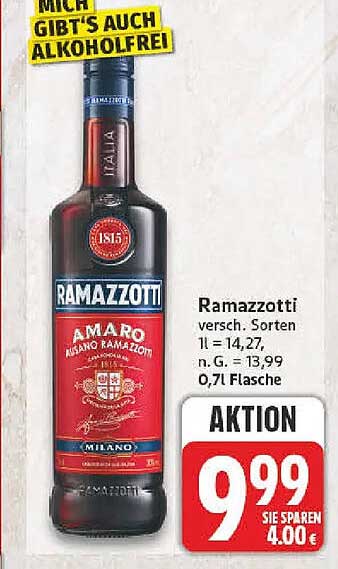 Ramazzotti versch. Sorten