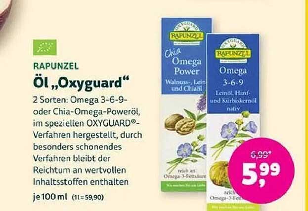 RAPUNZEL Öl „Oxyguard“