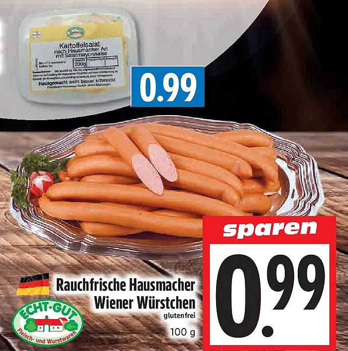 Rauchfrische Hausmacher Wiener Würstchen