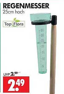 REGENMESSER 25cm hoch