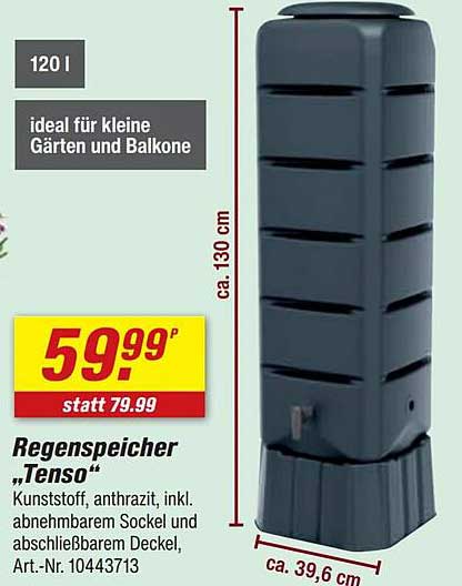 Regenspeicher „Tenso“