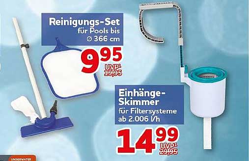 Reinigungs-Set für Pools bis Ø 366 cm