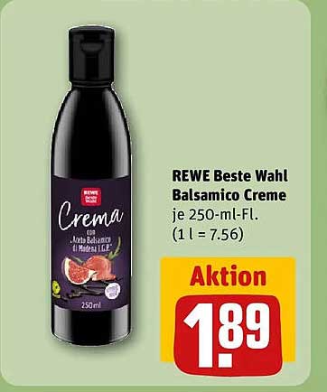 REWE Beste Wahl Balsamico Creme