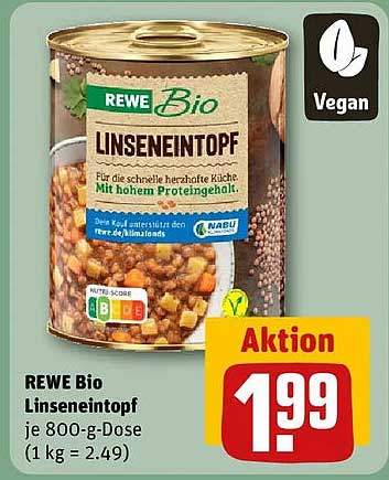 REWE Bio Linseneintopf