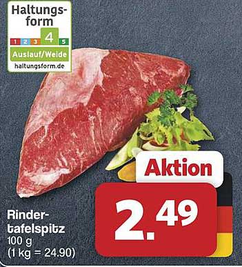 Rinder-tafelspitz 100 g (1 kg = 24.90)