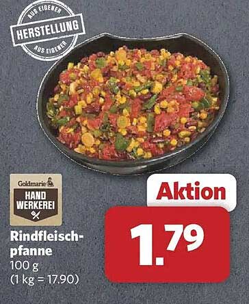 Rindfleischpfanne 100 g (1 kg = 17.90)