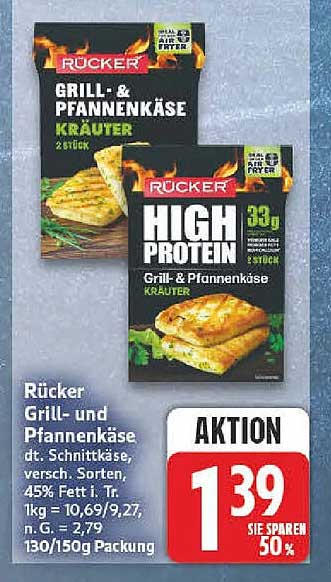 Rücker Grill- und Pfannenkäse