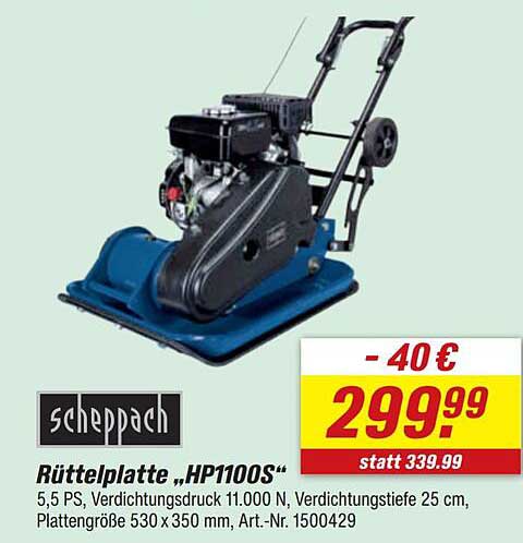 Rüttelplatte „HP1100S“