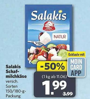 Salakis Schafmilchkäse versch. Sorten 150/180-g-Packung