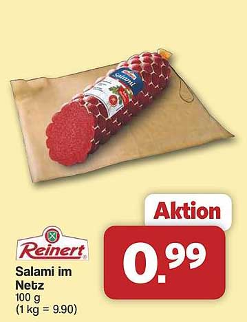 Salami im Netz 100 g (1 kg = 9.90)