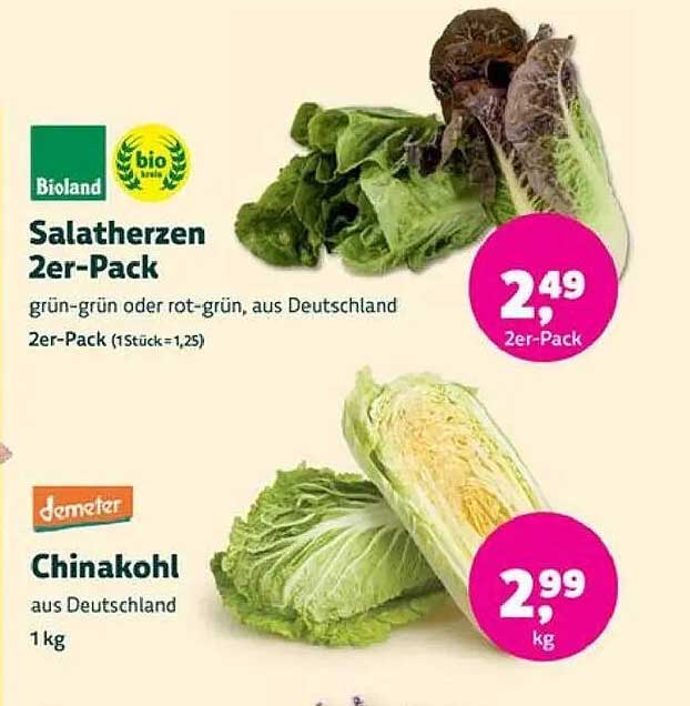 Salatherzen 2er-Pack