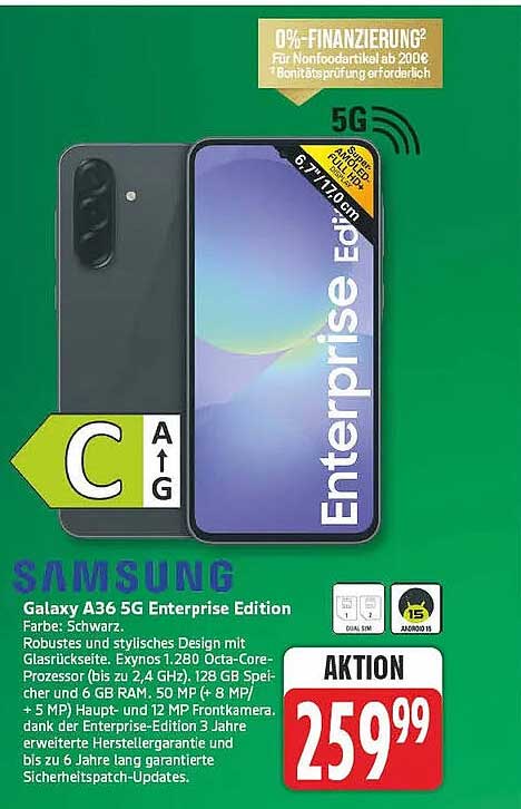 Samsung Galaxy A36 5G Enterprise Edition